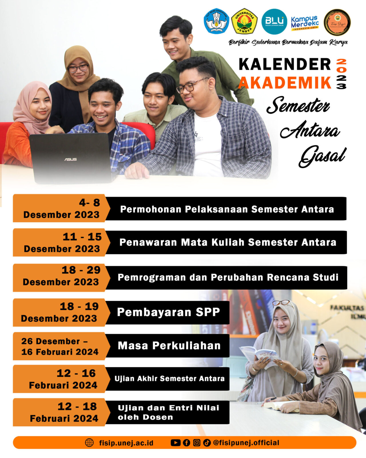 Academic Calendar | Faculty of Social and Political Science