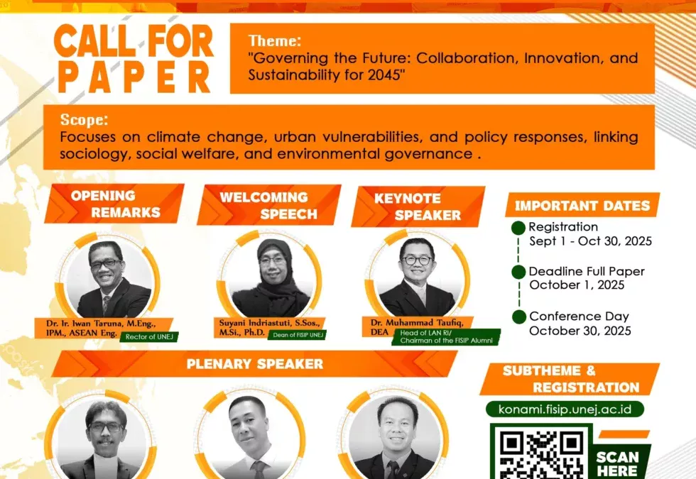 FISIP UNEJ ACHIEVES MAJOR MILESTONE: INCOMI 2025 ACCEPTED BY ATLANTIS PRESS